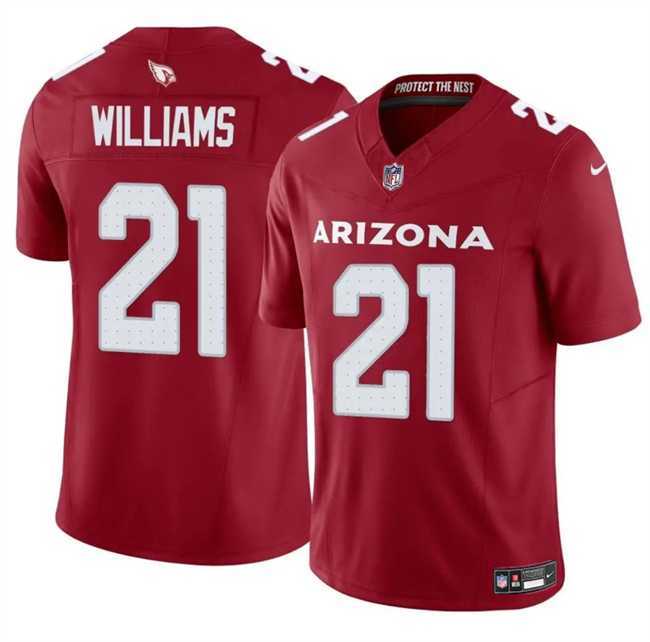 Men & Women & Youth Arizona Cardinals #21 Garrett Williams Red 2024 F.U.S.E. Vapor Untouchable Limited Stitched Jersey->baltimore ravens->NFL Jersey